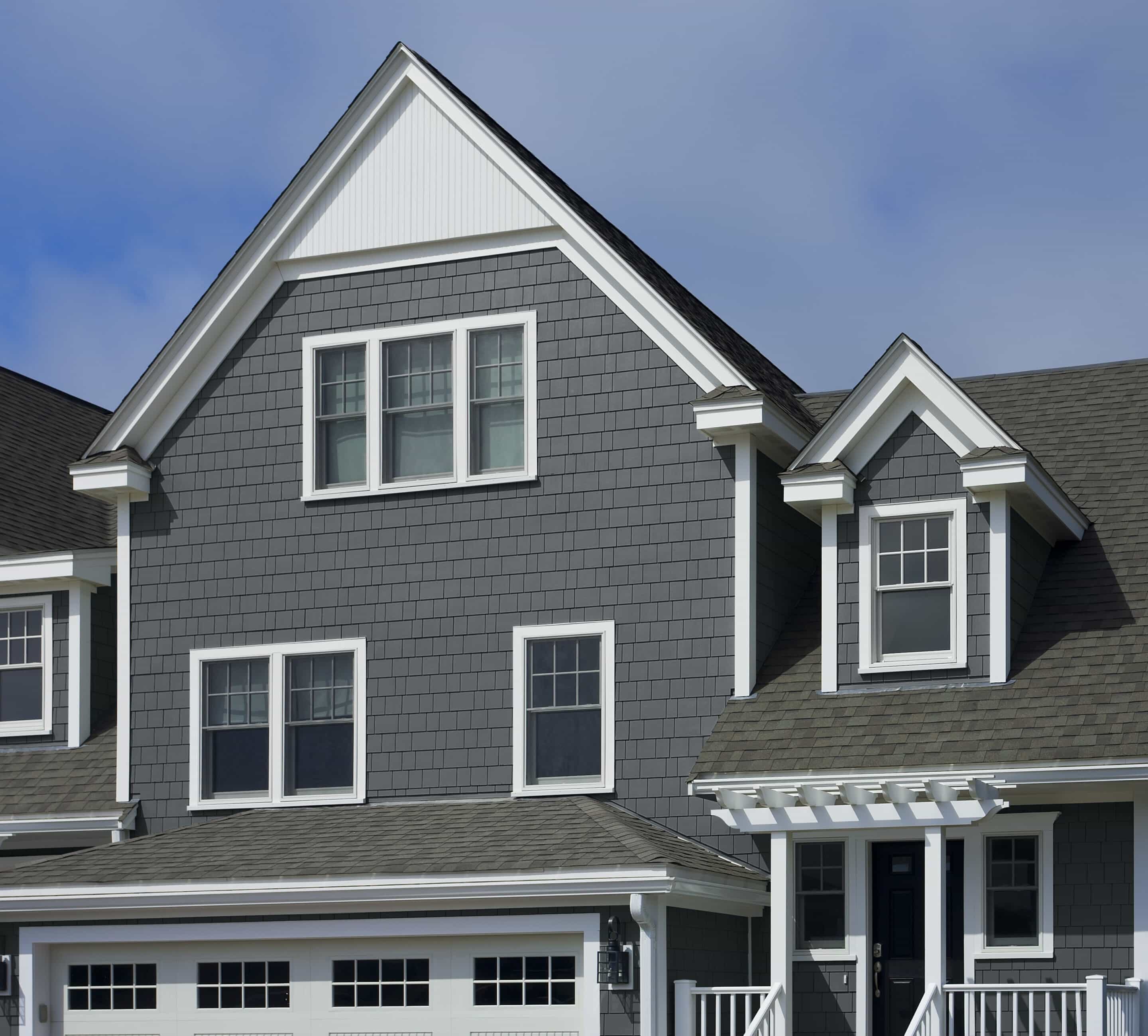 Iron Gray Shingle - From JH Site Hardie Siding Installation by Beantown Siding
